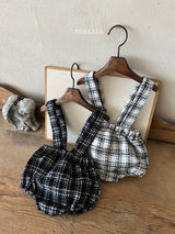 ［thelala］Check suspender bloomer