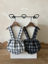 ［thelala］Check suspender bloomer