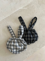 ［thelala］Check suspender bloomer