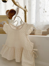 Lace frill bebe vest