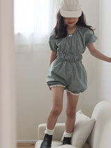 Check one-piece suit