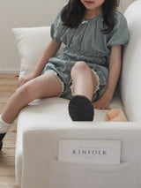 Check one-piece suit