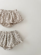 Leaf frill cancan skirt