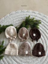 ［thelala］Mix earmuffs bonnet