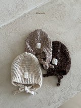 ［thelala］Mix earmuffs bonnet