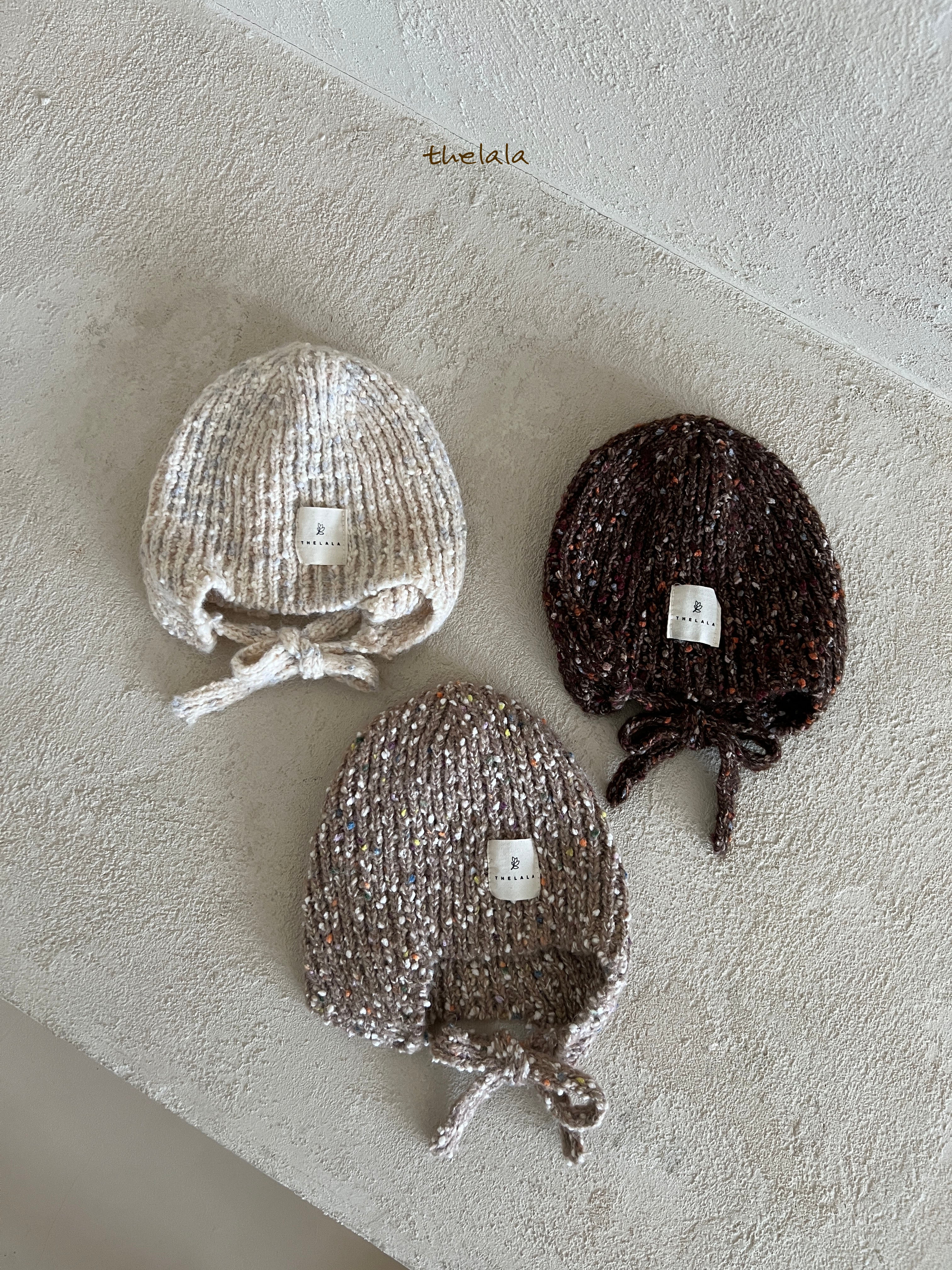 ［thelala］Mix earmuffs bonnet