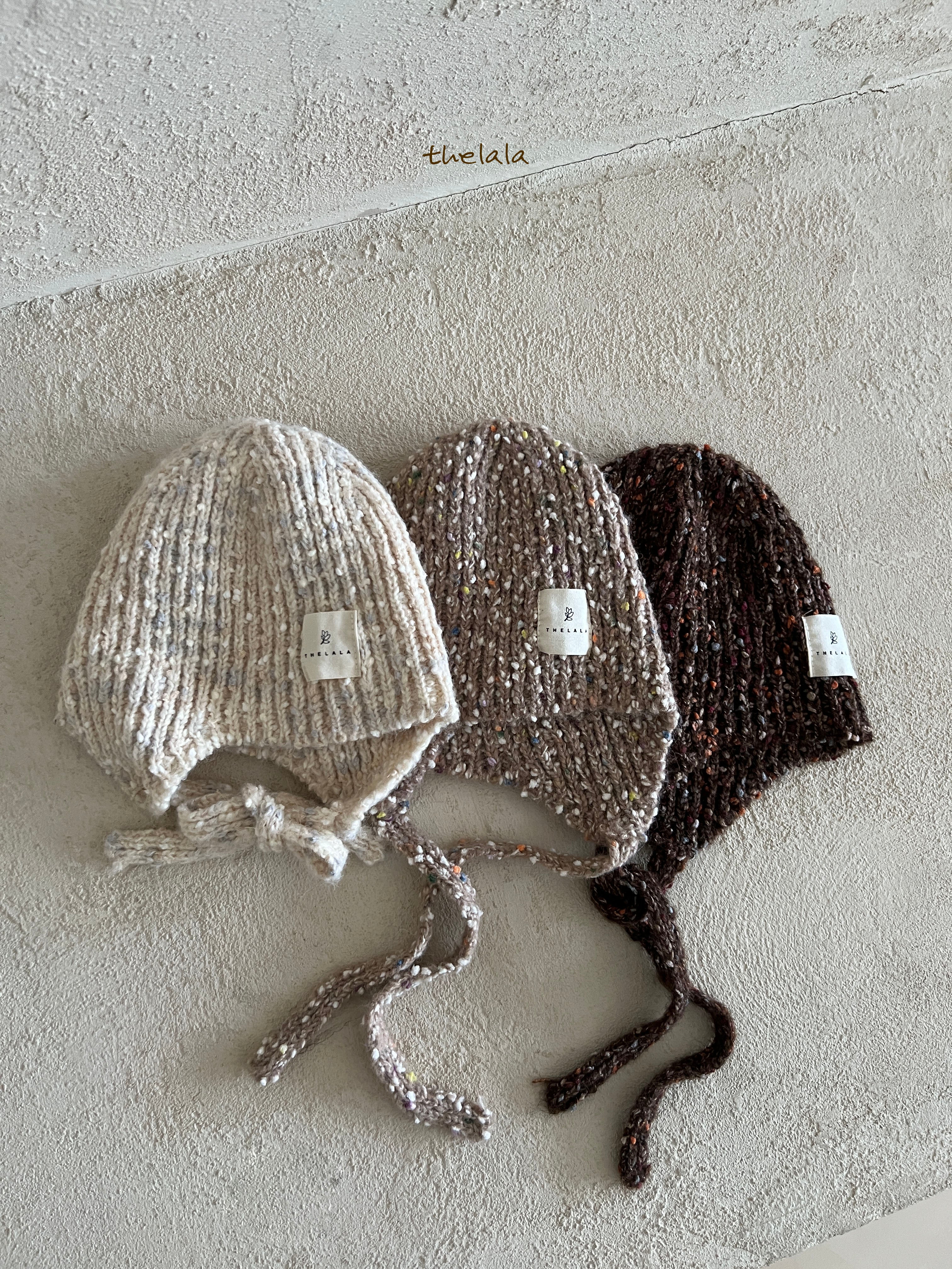 ［thelala］Mix earmuffs bonnet