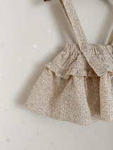 Dobby frill suspender skirt