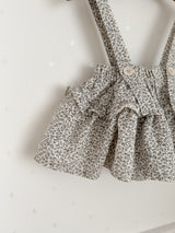 Dobby frill suspender skirt