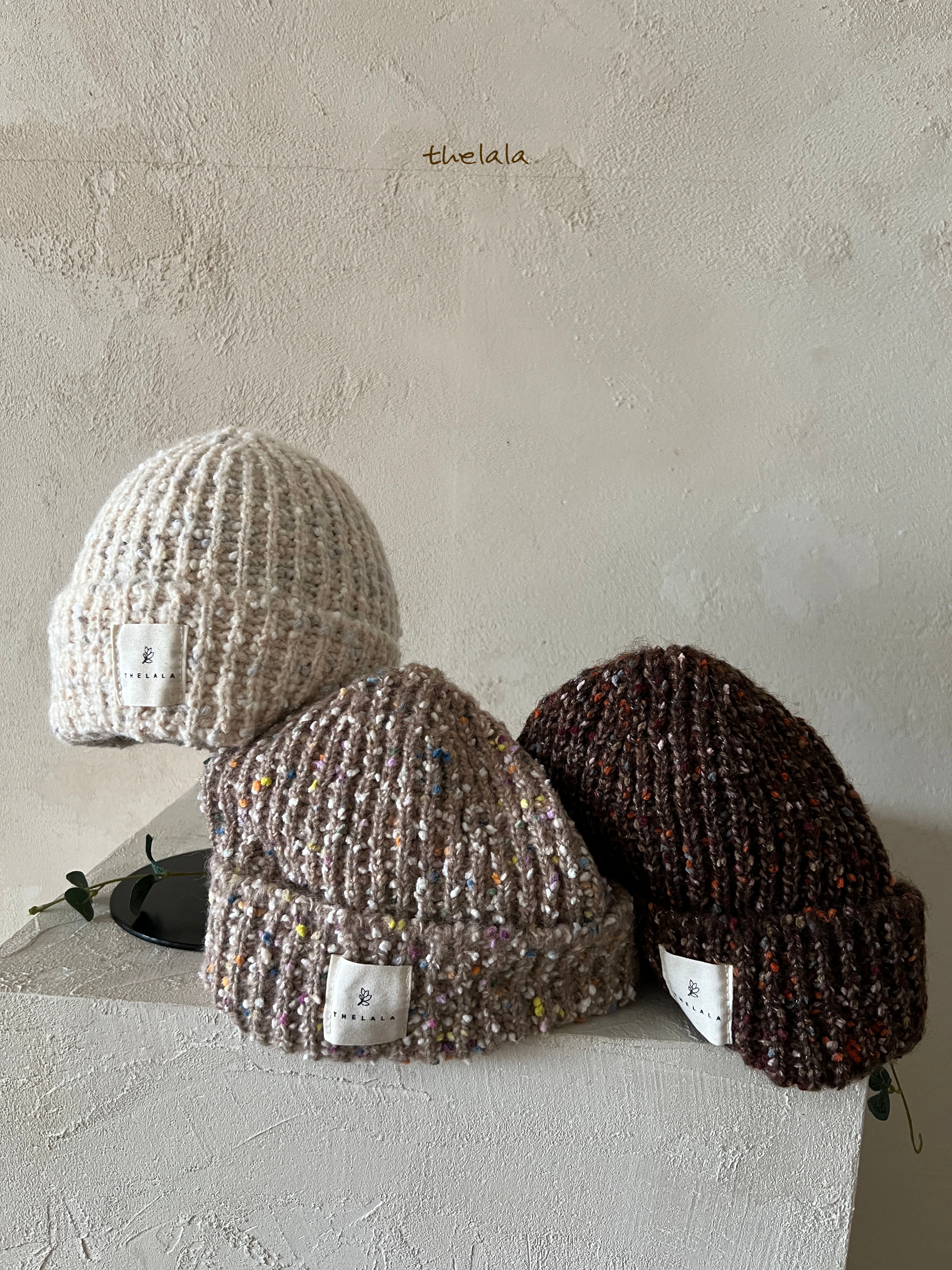［thelala］Mix beanie