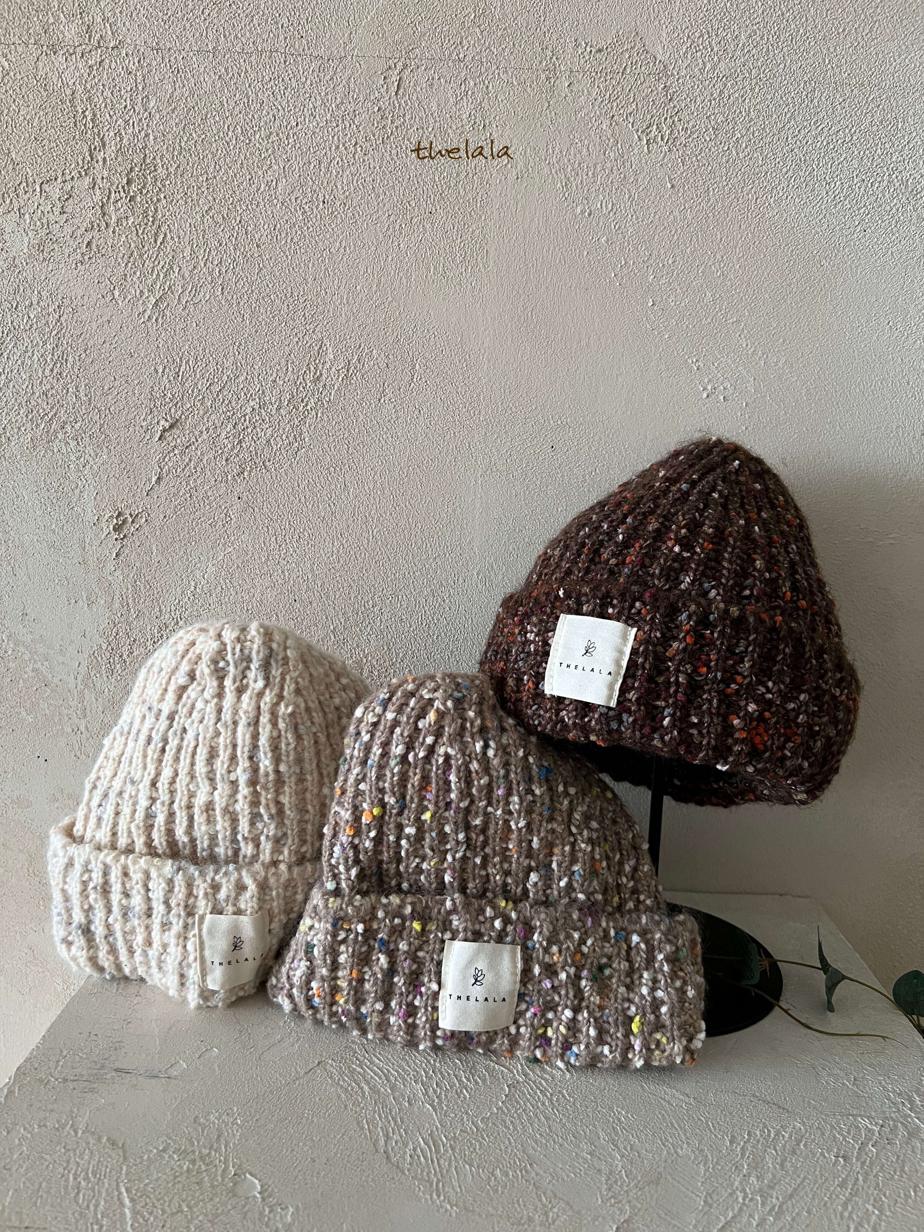［thelala］Mix beanie