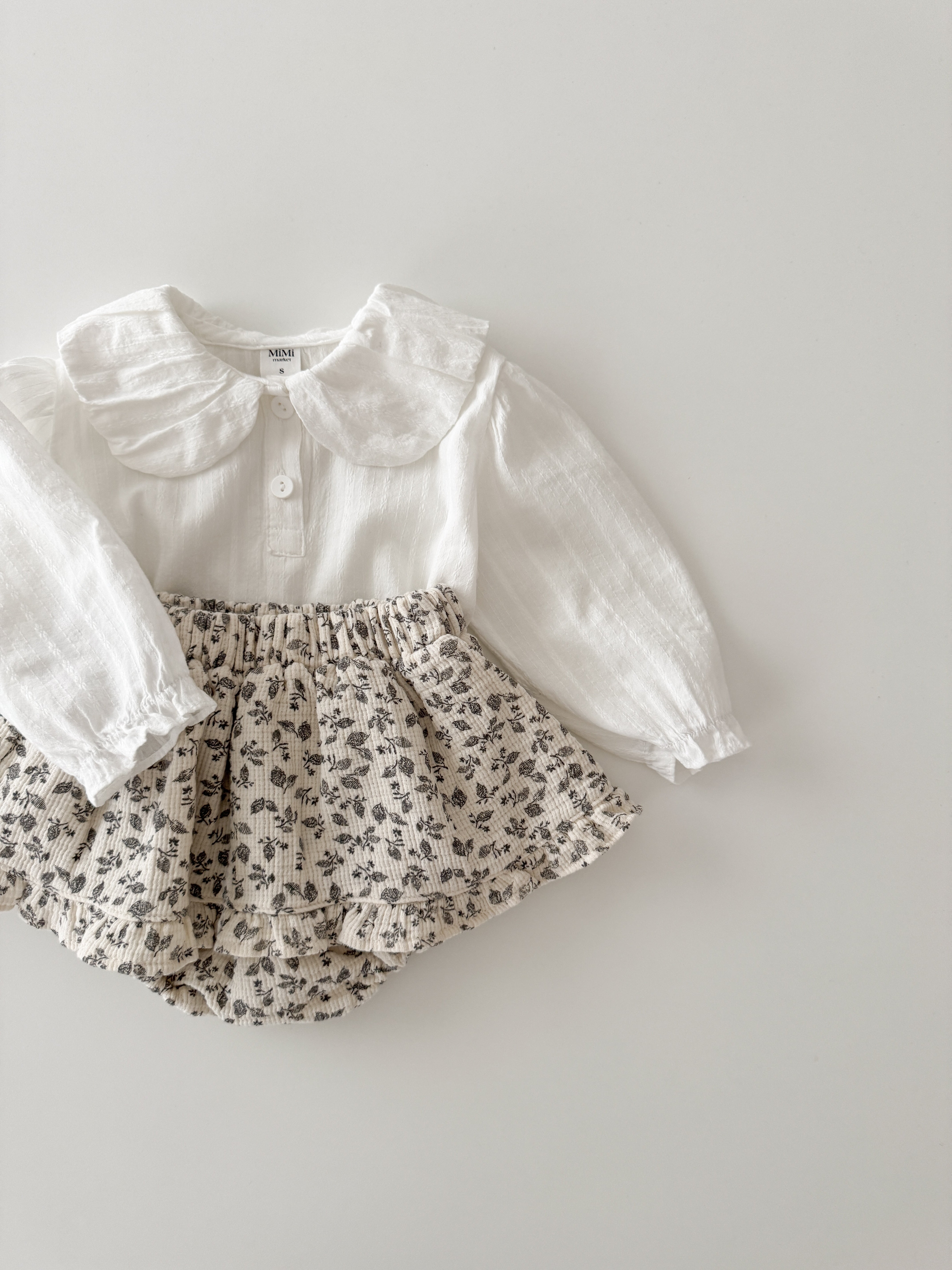 Leaf frill cancan skirt