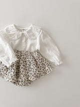 Leaf frill cancan skirt