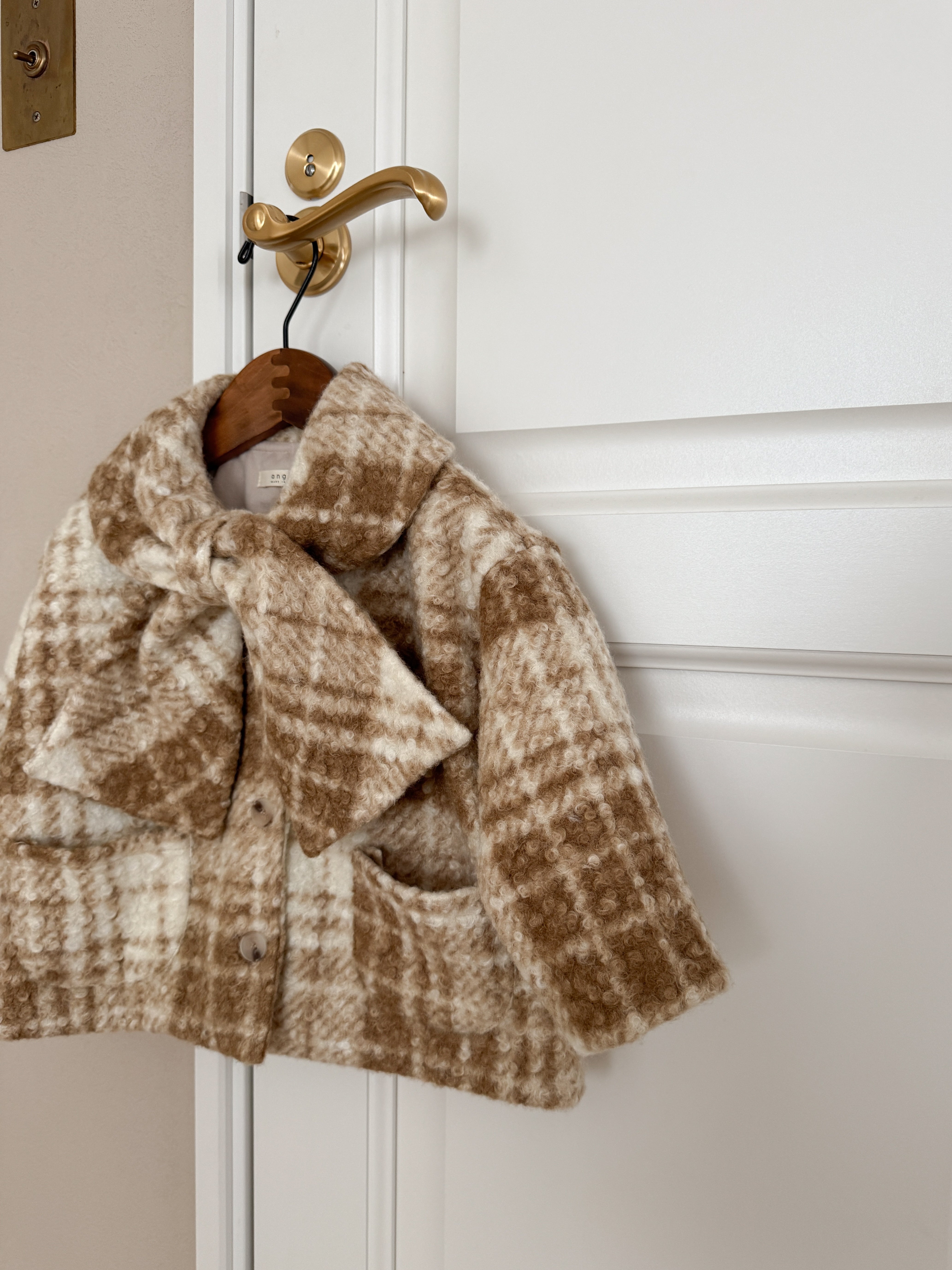 Financier check jacket