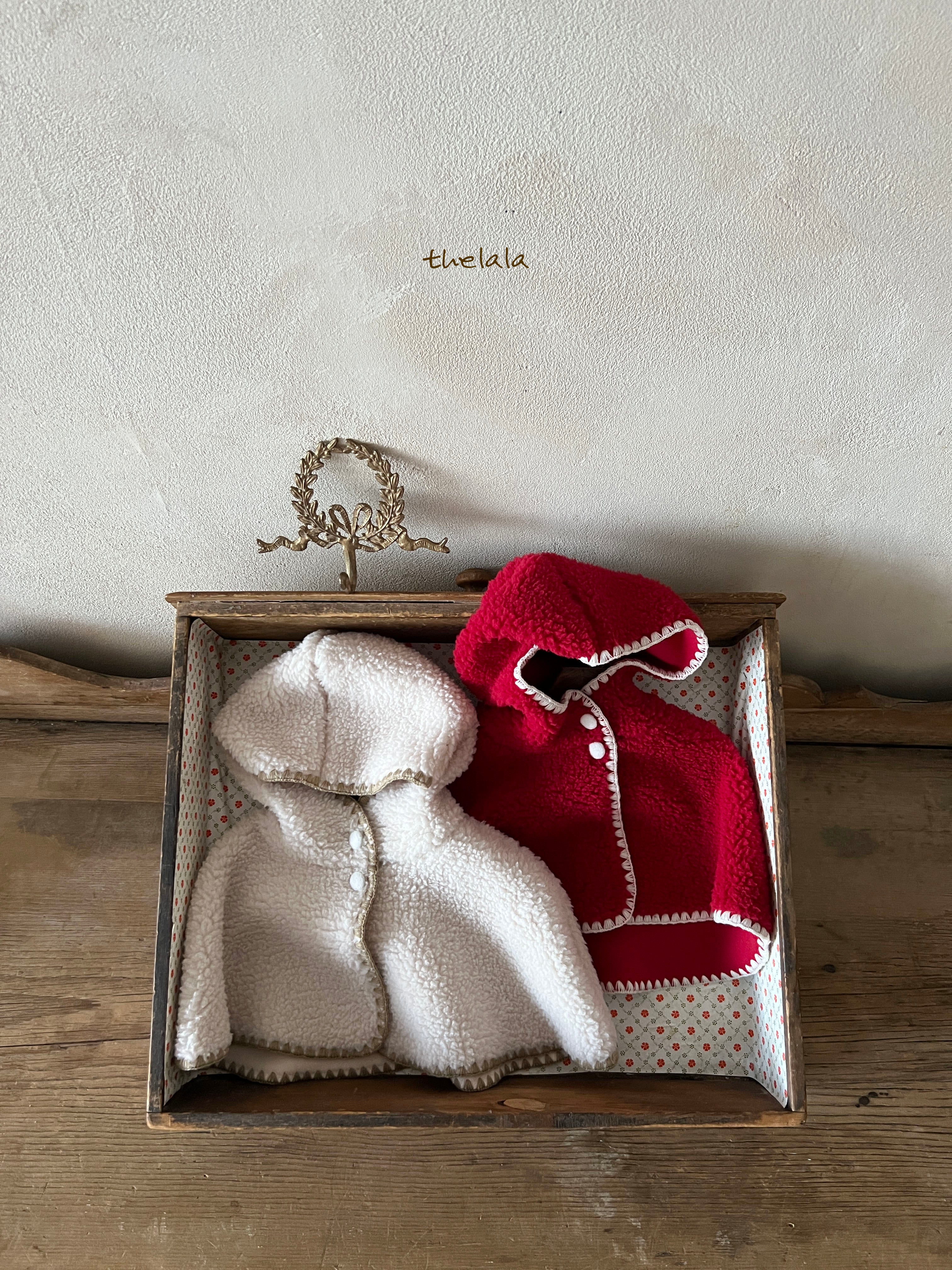 ［thelala］Fleece mant