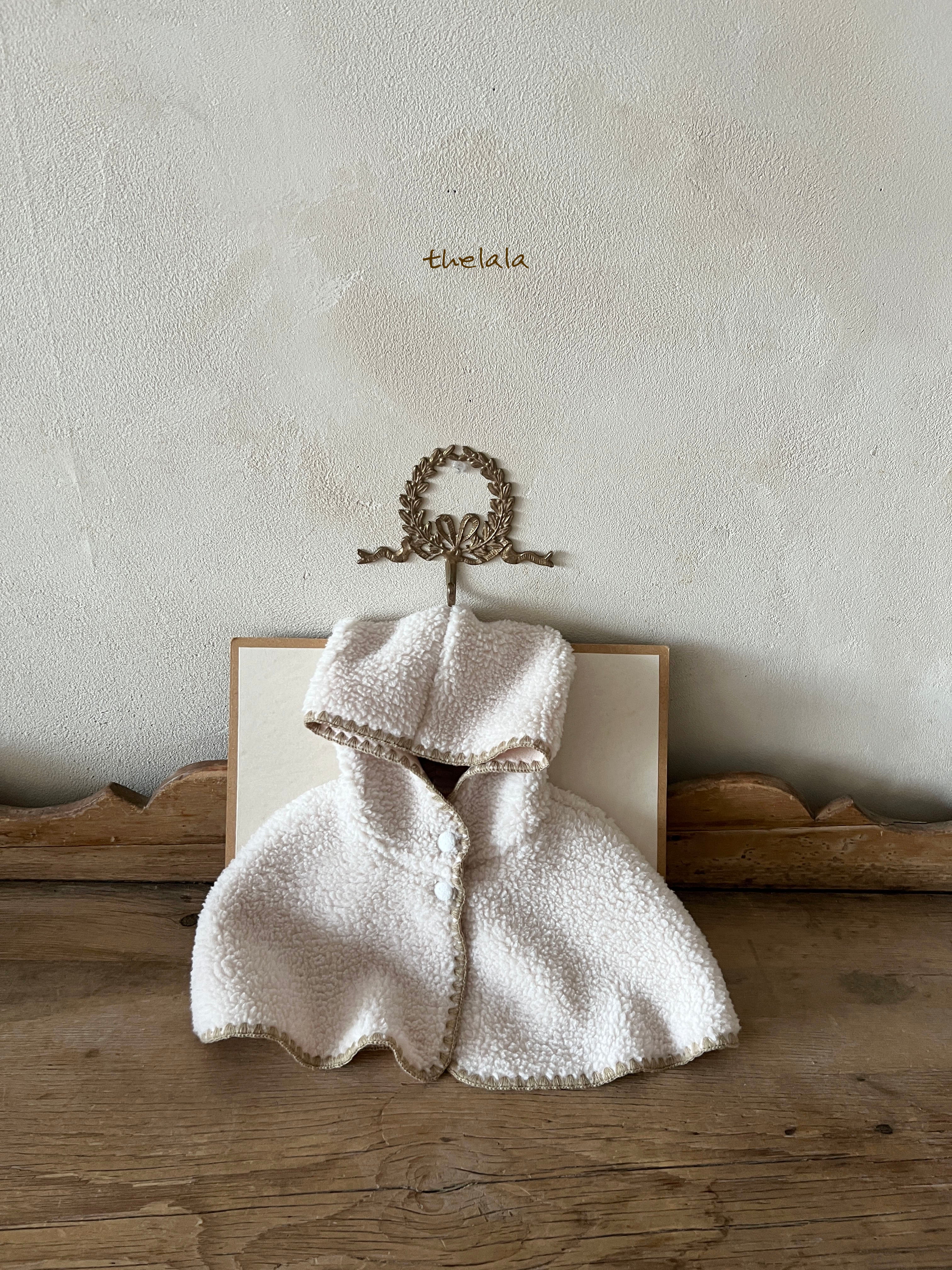 ［thelala］Fleece mant