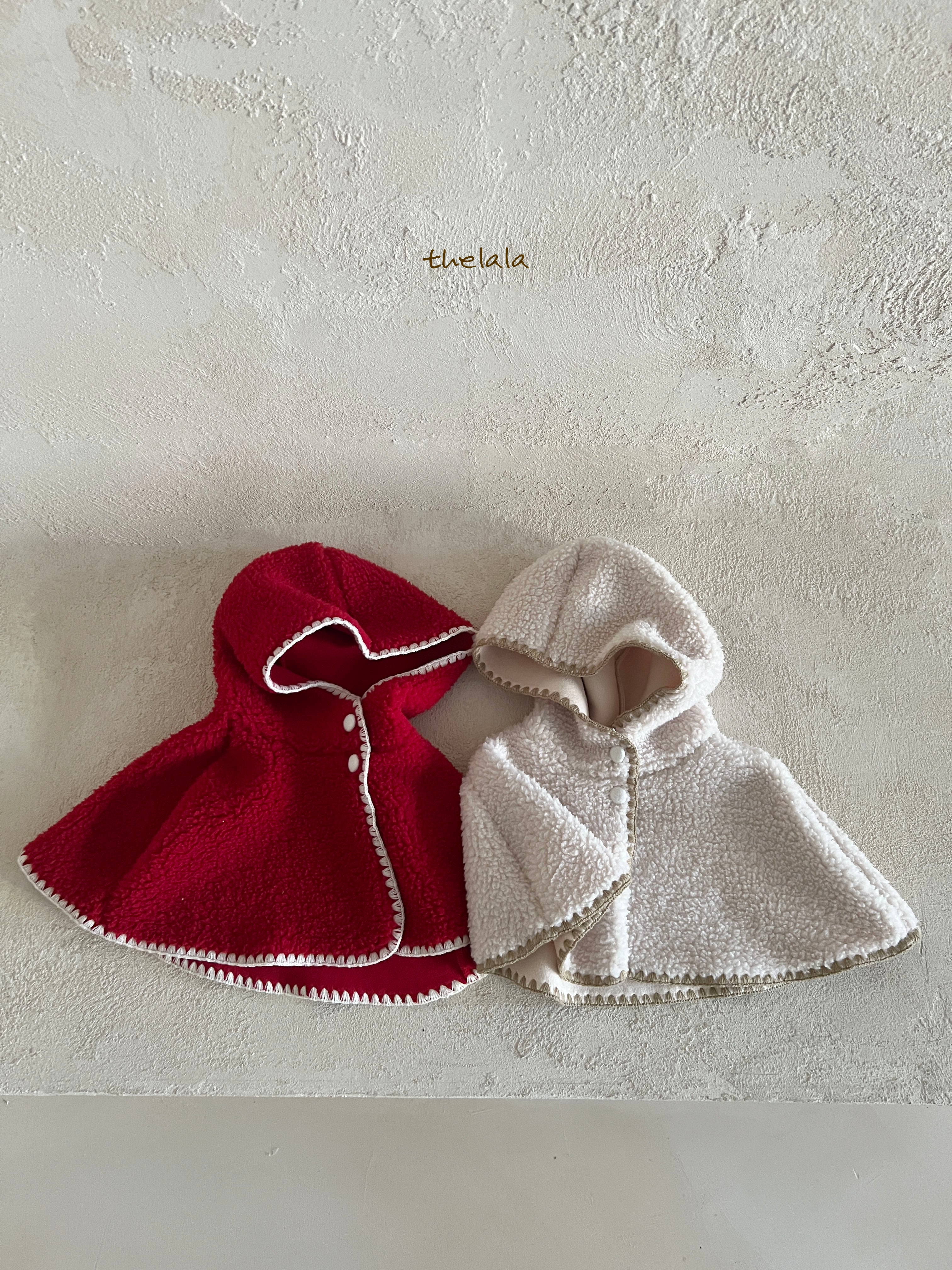 ［thelala］Fleece mant