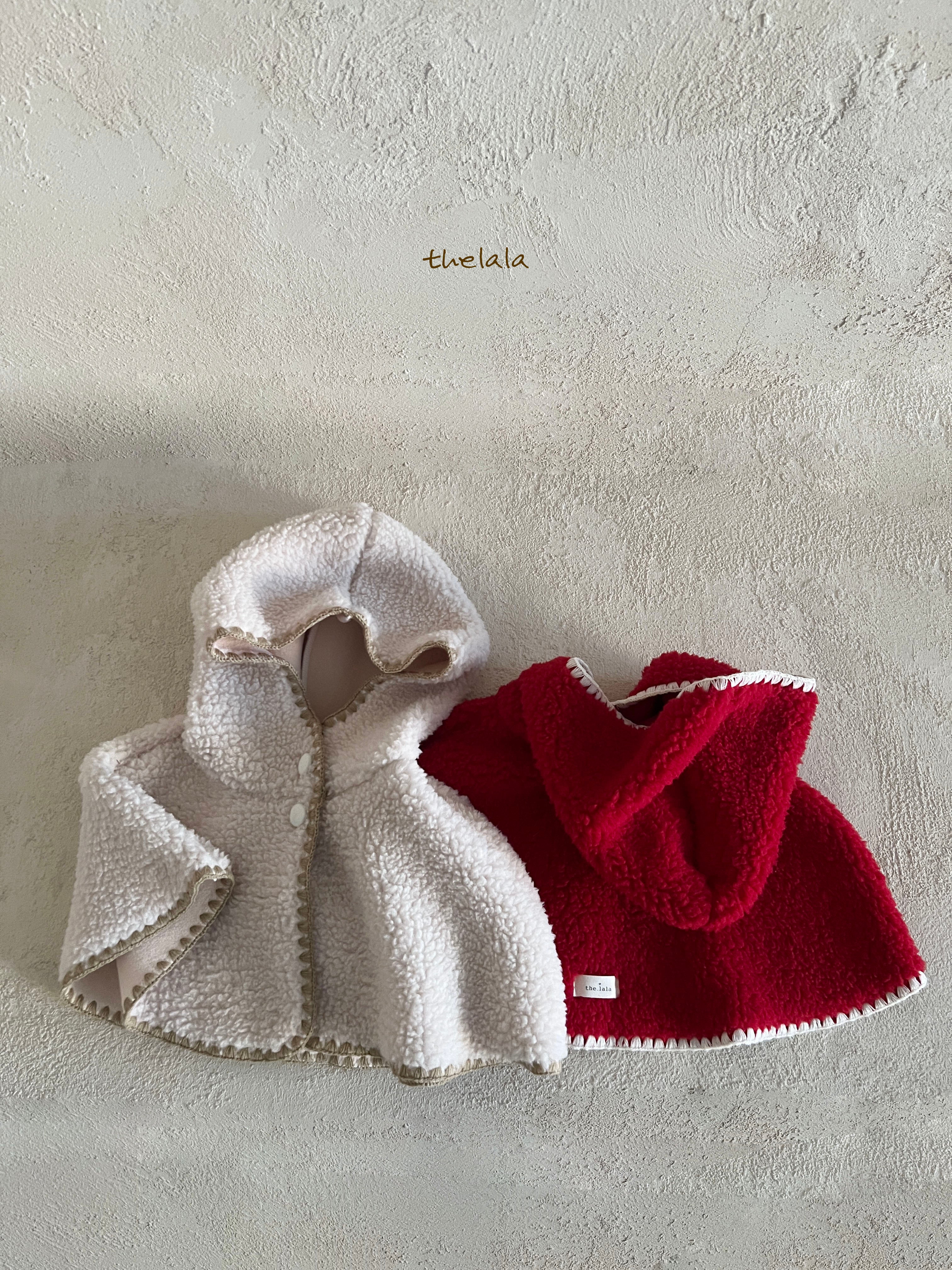 ［thelala］Fleece mant