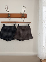 Miel check culotte pants