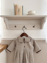Brunette check one-piece (kids)