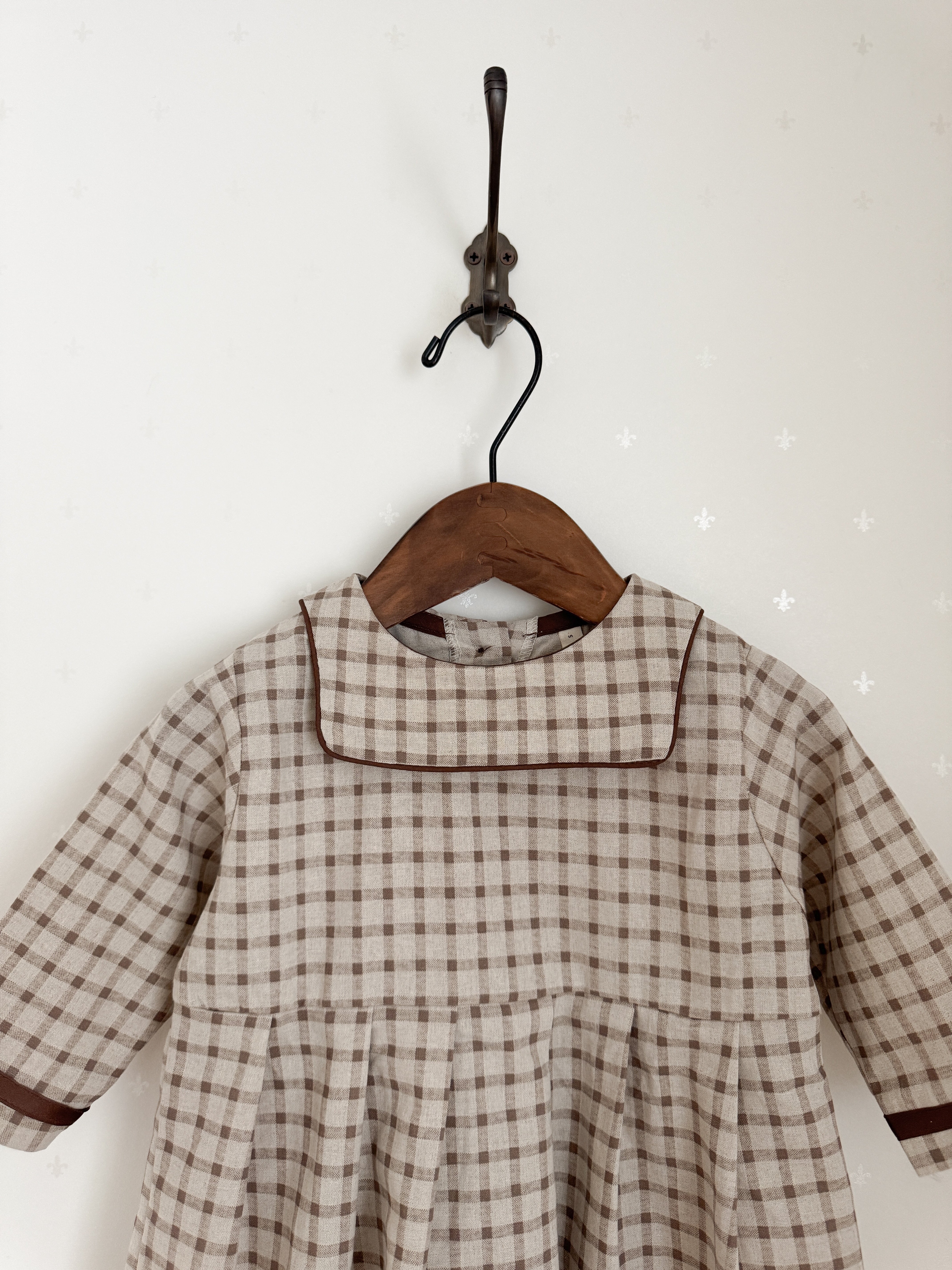 Brunette check one-piece (kids)