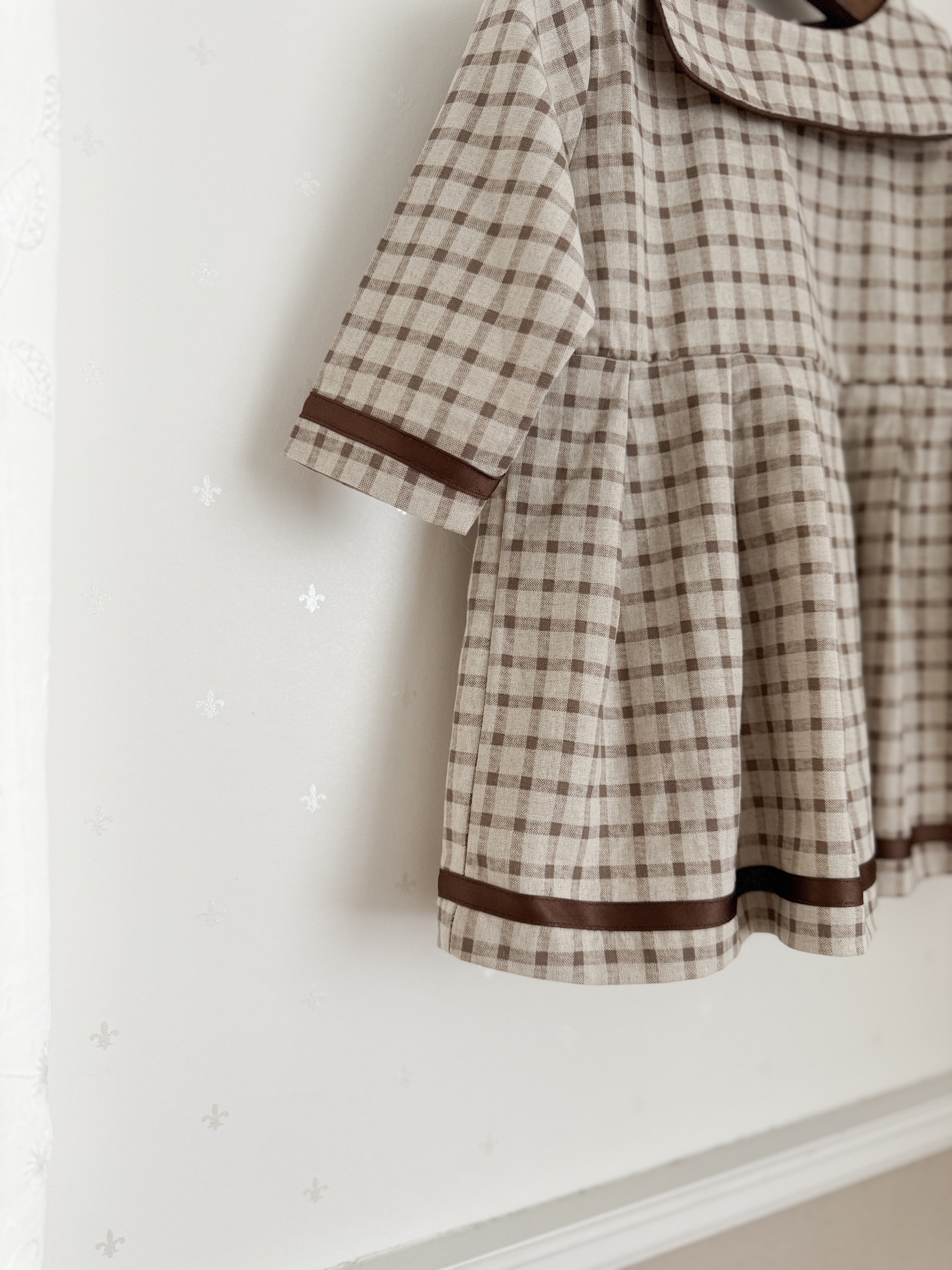Brunette check one-piece (kids)