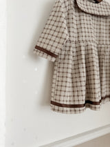Brunette check one-piece (kids)