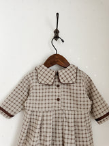 Brunette check one-piece (kids)