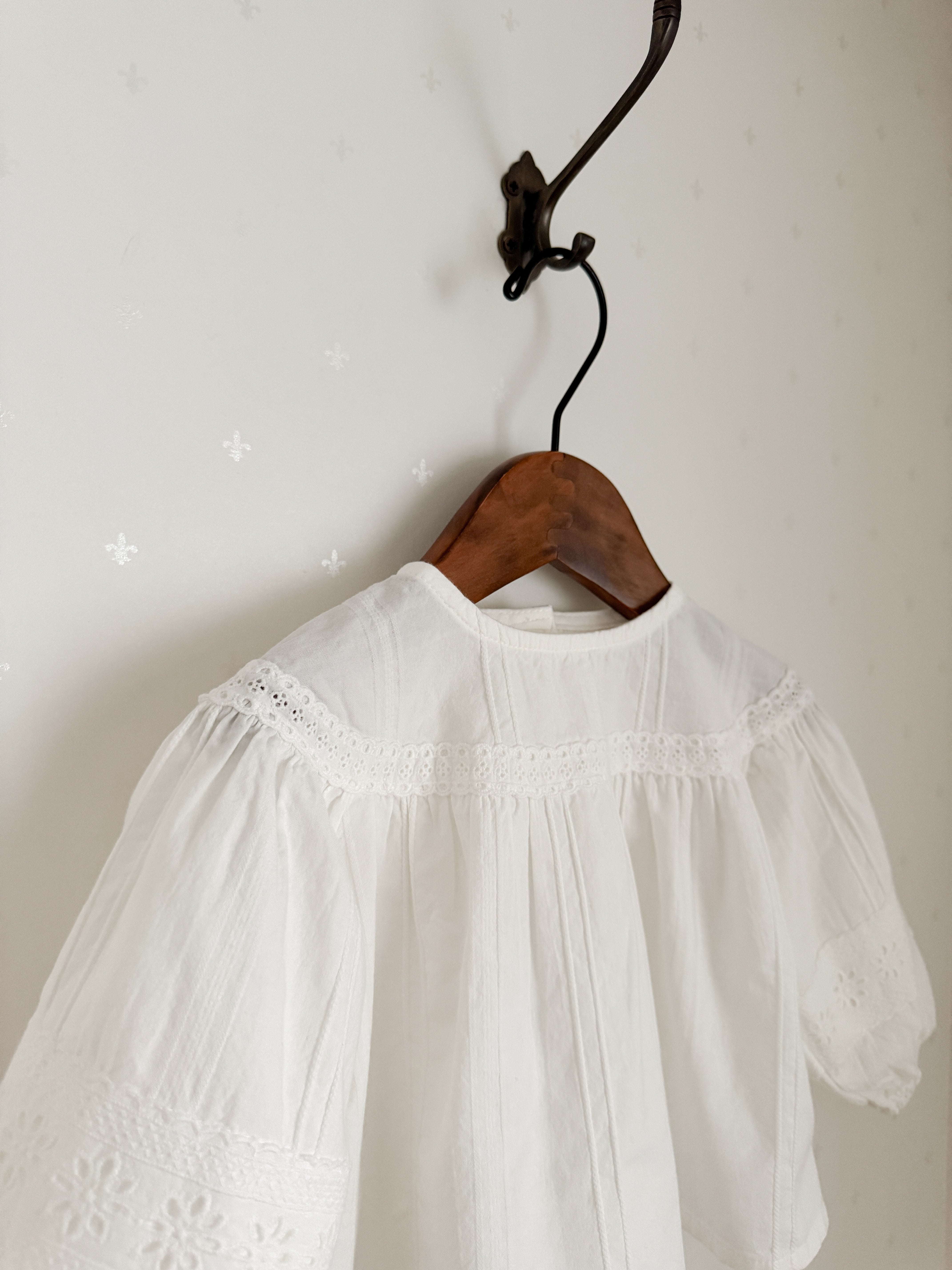 Shirring smock blouse