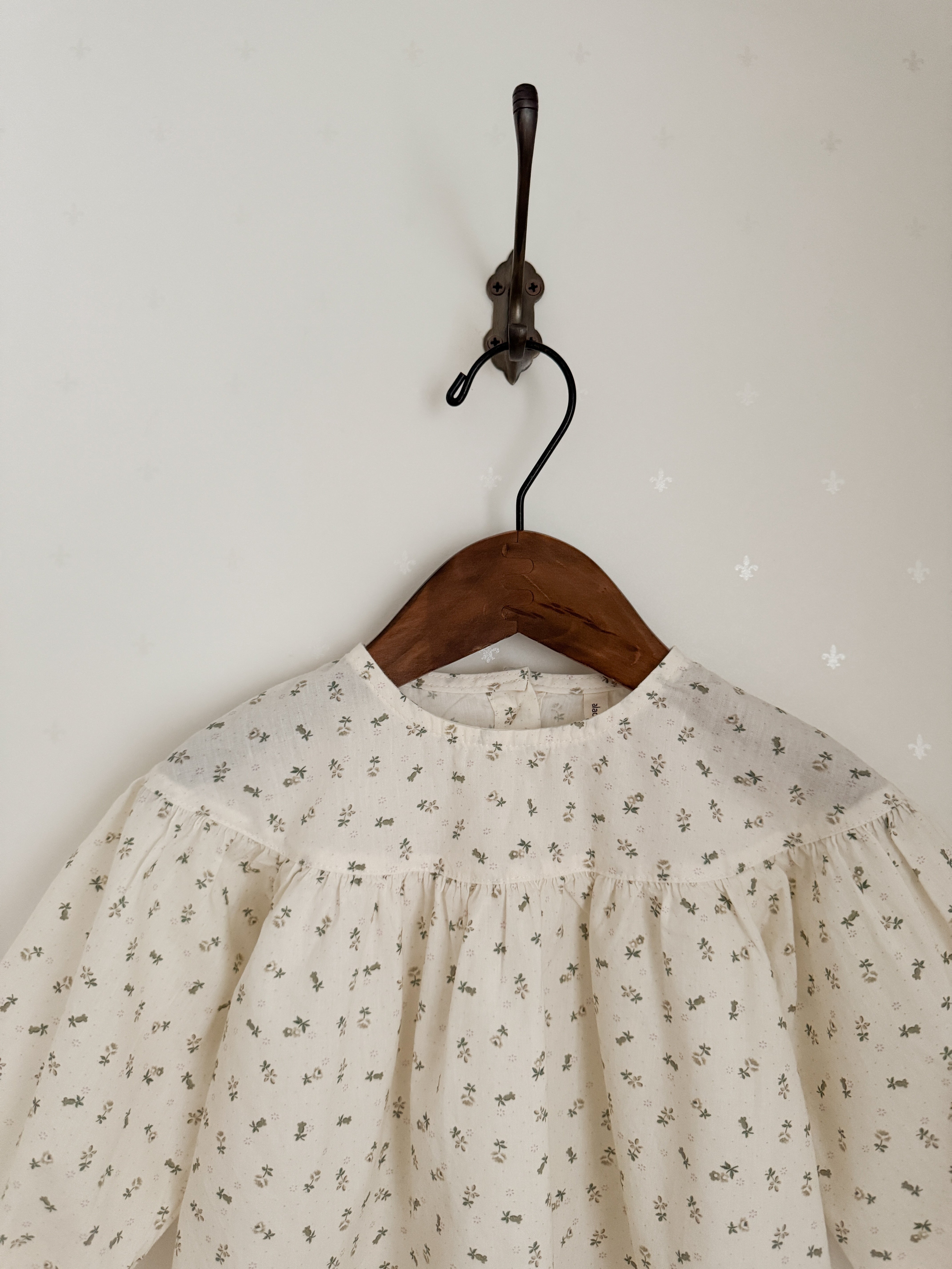 Shirring smock blouse