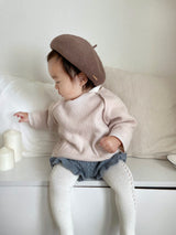 Mix frill knit bloomer