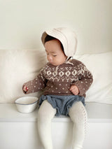 Mix frill knit bloomer