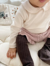 Mix frill knit bloomer