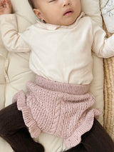 Mix frill knit bloomer