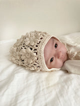 Handmade knit bonnet