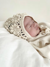 Handmade knit bonnet