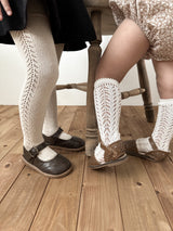 ［condor］Perle openwork knee socks