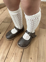 ［condor］Perle openwork knee socks