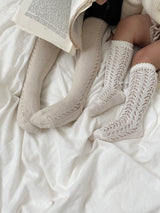 ［condor］Perle openwork knee socks