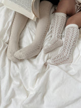 ［condor］Perle openwork knee socks