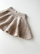 Mix knit culotte