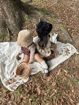 Fur bucket hat