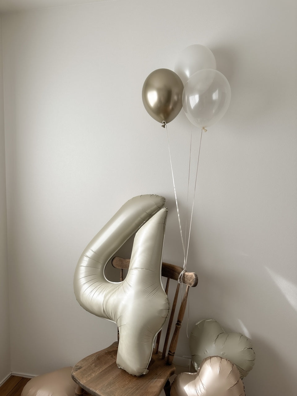 Number balloon (cafe color)
