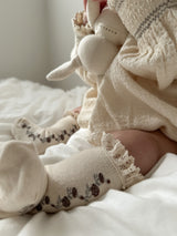 Lace knee socks set