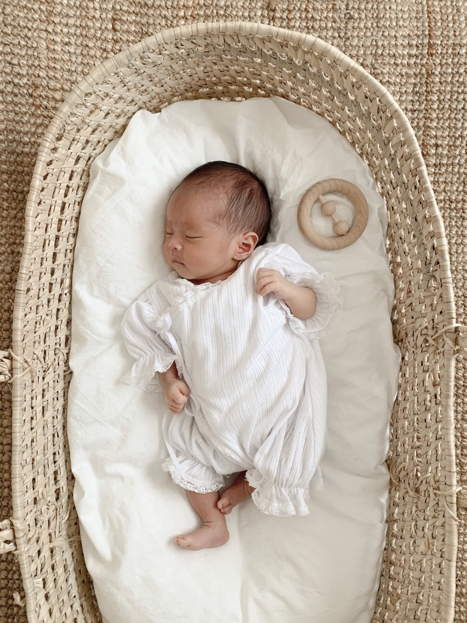 Eyelet glow rompers