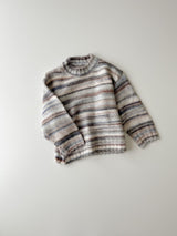 Stripe knit pullover