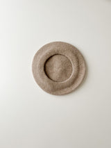 Latte wool beret