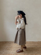 Latte wool beret