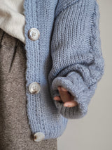 Cable knit cardigan