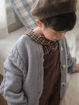 Cable knit cardigan